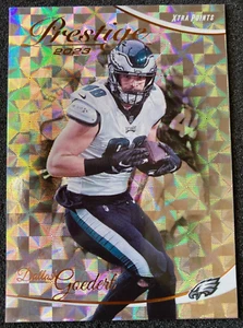 2023 Prestige #235 Dallas Goedert Hyper Xtra Points SP. Philadelphia Eagles - Imagen 1 de 2