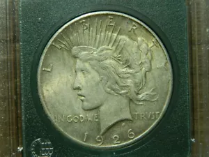 1926 $1 dólar de la paz (AU+) ~ VSS VAM 1 (muere normal) ~ (Lote #9-6) - Imagen 1 de 4