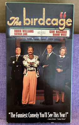 THE BIRDCAGE (VHS 1996) Robin Williams | Nathan Lane | Gene Hackman - Image 1 of 2