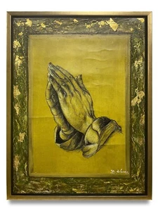 Arte de Nueva York - Pintura al óleo original de manos sobre lienzo 12x16 enmarcada - Imagen 1 de 6