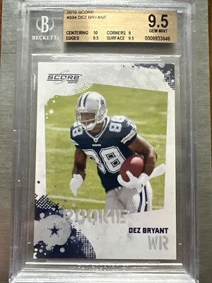 Dez Bryant 2010 Score Cowboys Rookie BGS 9.5 GEM MINT🔥HOT🔥INVEST🔥📈 - Image 1 of 2