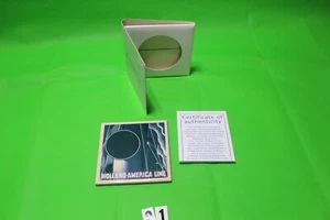 Holland America crociera Royal Goedewaggen Blue Delft piastrelle sottobicchieri nave a vapore - Foto 1 di 4