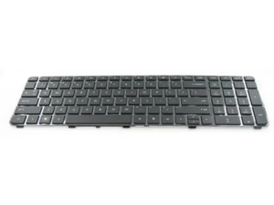 UK Black Keyboard & Black Glossy Trim (w/Numeric Keypad) Assembly - 608555-031 - Picture 1 of 1