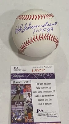 Red Schoendienst “HOF 89” Braves/ Cardinals Signed MLB Baseball!! JSA # L65212 - Image 1 of 2