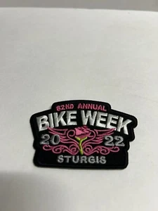Sturgis 2022 Bike Rally Embroidered Patch 82nd Anniversary Motorcycle Biker - Picture 1 of 4