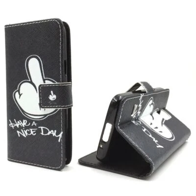 Handyhülle Schutz Case für Samsung Galaxy S5 Mini Cover Tasche Wallet Etui Neu - Bild 1 von 4