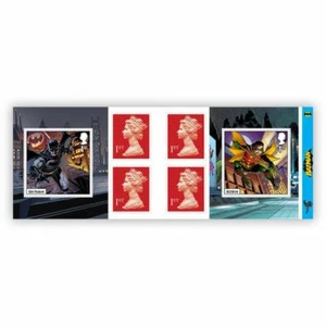 Royal Mail - DC Collection - 1st Class Stamp Book - Batman & Robin - Picture 1 of 3