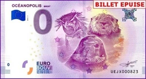 UEJX / OCEANOPOLIS / BILLET SOUVENIR 0 € / NULL EURO-SCHEIN / 0 € 2018-1 - Picture 1 of 1