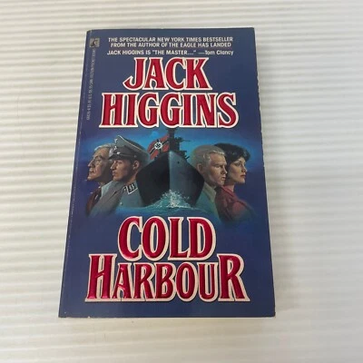Cold Harbor Espioange Thriller Paperback by Jack Higgins from Pocket Books 1990 Foto 1 de 4