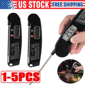 Instant Read Digital Meat Thermometer BBQ Grill Smoker For Kitchen Food Cooking - Picture 1 of 13
