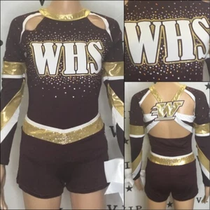 Uniforme de porristas escuela secundaria adulto M colores Washington - Imagen 1 de 7