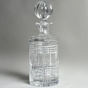 Crystal Decanter "Glen Plaid" Ralph Lauren Unmarked - Picture 1 of 2