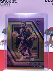 2022-23 Panini Flux #84 OG Anunoby Gold /10 Prizm Raptors