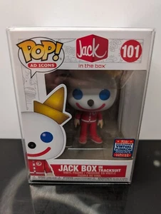 FUNKO POP! Ad Icons Virtual Funkon 2021 2000 PCS L.E Jack Box in Tracksuit #101 - Picture 1 of 9