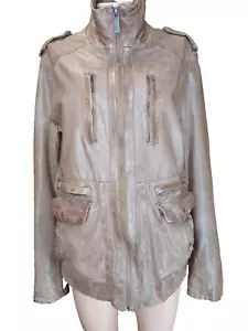 Top Gun Leather F-16 Flight Jacket Size L - Picture 1 of 19