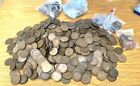 House Clearance Find Over 5 Kg Of Old Half Pennies 1/2 D In A Old Tin.