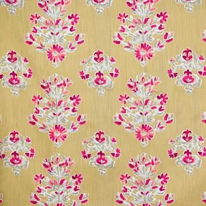 Lacefield CLARA Floral BERRY PINK Gardine Polster Kissen Nähen Stoff BTY - Bild 1 von 5