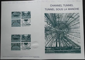 Document Philatélique 1er Jour : 21 1994 Tunnel sous la manche - Picture 1 of 2