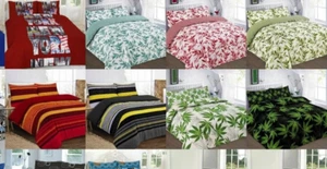 Juego de cama de edredón + funda de almohada individual doble tamaño King elegante funda de edredón - Imagen 1 de 17