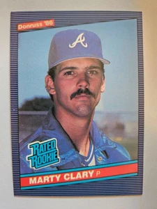1986 DONRUSS MARTY CLARY RATED ROOKIE #36 NM - Picture 1 of 1