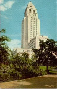 Postal de aceite de unión de California del Ayuntamiento de Los Ángeles - Imagen 1 de 2