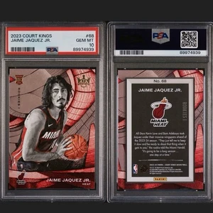 💎PSA 10💎2023-24 Court Kings Jaime Jaquez Jr. Rookies niveau I #68 Miami Heat RC - Photo 1/1