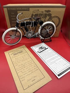 Harley Davidson 1903-1904 serie número uno réplica auténtica motocicleta certificado de autenticidad - Imagen 1 de 11