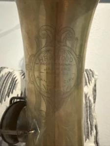 Vintage Saxophon Harwood Professional Jenkins Music Co.Kc Mo. 52598 Low Pitch - Bild 1 von 18