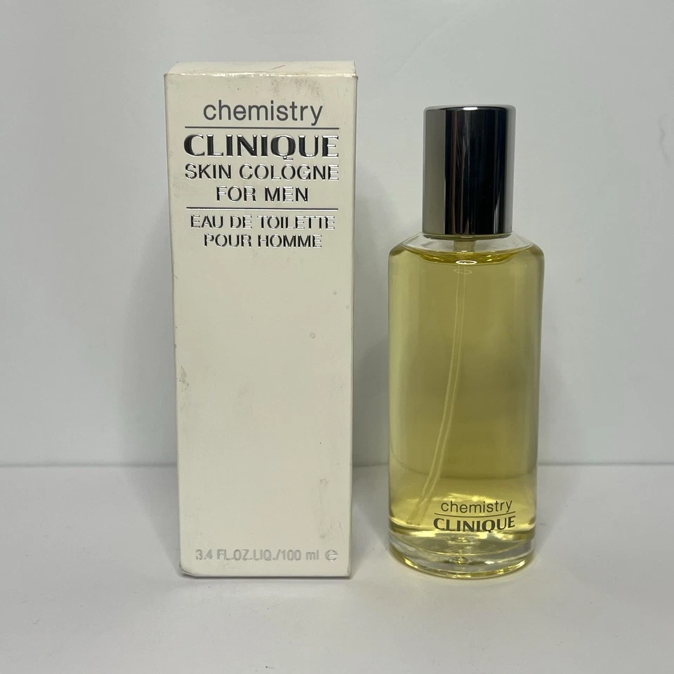 CHEMISTRY by Clinique 3,4 oz (100 ml) Eau de Toilette Spray Hombres Nuevo En Caja Raro Foto 1 de 4