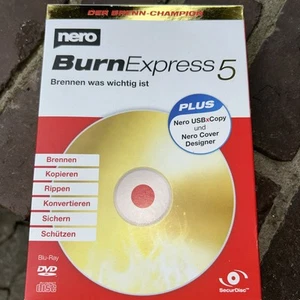 Nero AG Burn Express 5 CD DVD Brennen Rippen Sichern Konvertieren Cover Creator - Bild 1 von 2