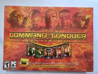 The Command & Conquer Collection EA PC CD-ROM Big Box PC 2003 and FACTORY SEALED - Image 1 of 4
