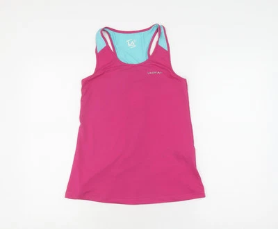 Camiseta sin mangas para mujer LA Gear rosa y azul talla 8 ajuste deportivo Foto 1 de 4