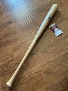 Evan Longoria Autographed Tampa Bay Rays Louisville 08 ROY Baseball Bat JSA COA - Picture 1 of 5