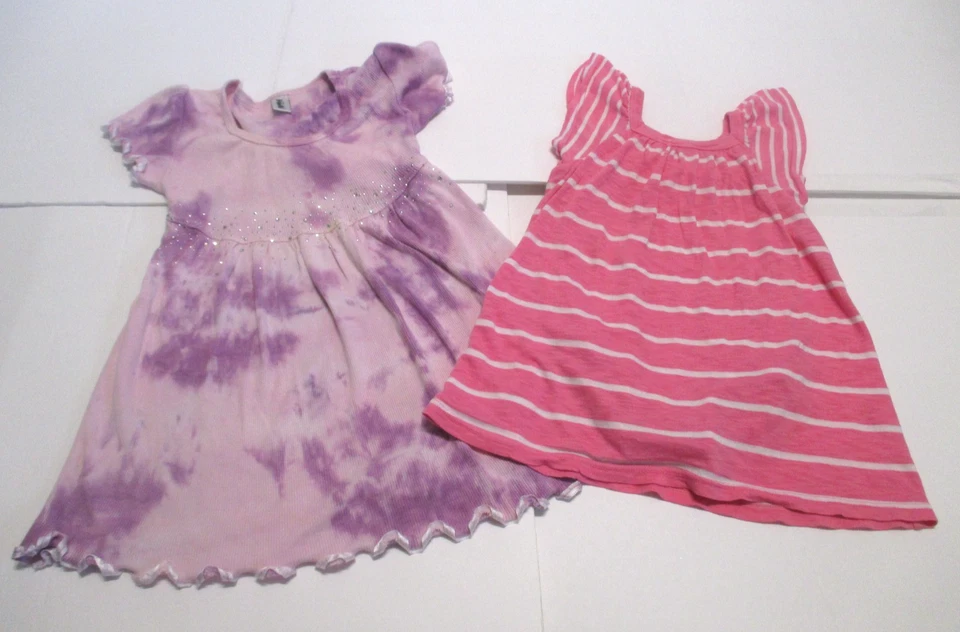 TODDLER GIRLS MIGNONE & SPLENDID PURPLE & PINK DRESS & ROMPER SIZE 18-24 MONTHS - Image 1 of 4