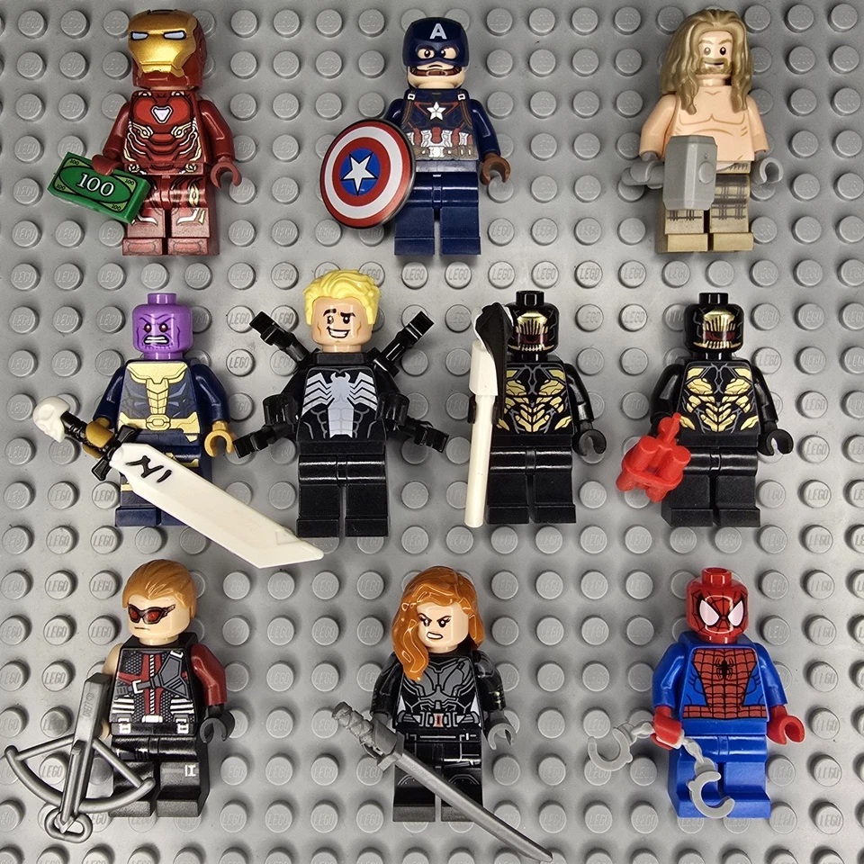 Lego Marvel Super Heroes Minifigures Lot and Accessories - Image 1 of 1