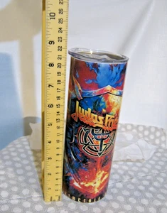 Judas Priest: Invincible Shield 20 oz tumbler NEW - Picture 1 of 12