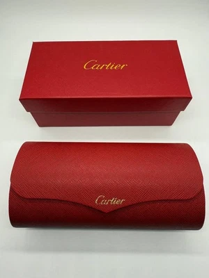 Estuche para gafas Cartier rojo con caja Foto 1 de 4