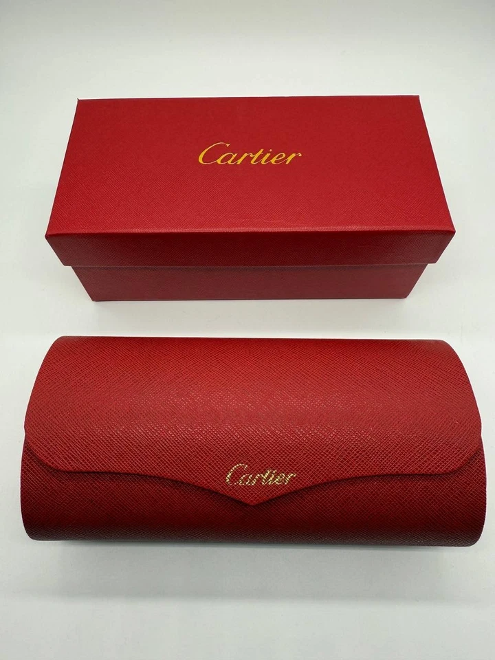 Estuche para gafas Cartier rojo con caja Foto 1 de 4