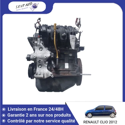 🇫🇷 MOTEUR   RENAULT CLIO II CAMPUS 06- 1.2 16V (BB05, BB0W, BB11, BB27, BB2T, - Photo 1/3