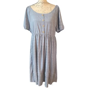 Bloomchic Plus Size Blue Midi Dress Size 14-16 NWOT - Picture 1 of 4