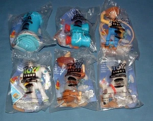 (6) DIFFERENT BURGER KING KIDS MEAL TOY STORY TOYS - 1996 - MIB - Picture 1 of 7