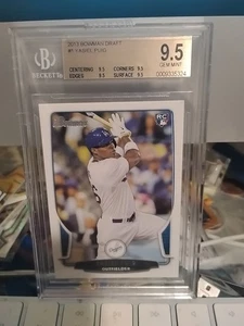 2013 Bowman Draft Picks & Prospects YASIEL PUIG Rookie Card #1 LA Dodgers - Picture 1 of 2