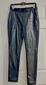 Karl Lagerfeld Leggings Hose GATOR-Kunstleder ~ Größe Small ~ 28,5" Schrittlänge ~ Taschen - Bild 1 von 7