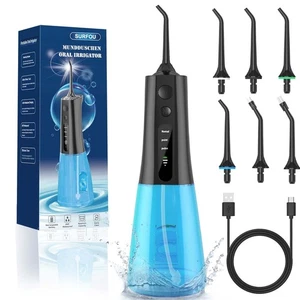 Idropulsore Dentale Portatile Idrogetto Per Pulizia Denti Oral Professionale - Foto 1 di 24