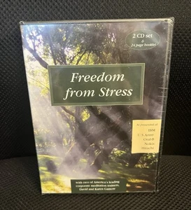 Freedom from Stress CD Set 2 CDs 2006 New Sealed David Karen Gamow 24 Pg Booklet - Imagen 1 de 24