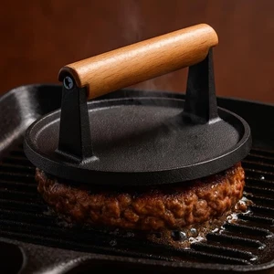 Burger Press, Cast Iron Heavy Duty Burger Smasher for Griddle - Picture 1 of 7