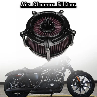 Air Intake Filter Cleaner New Black Fit For Harley Sportster XL883 1200 1998 Foto 1 de 4