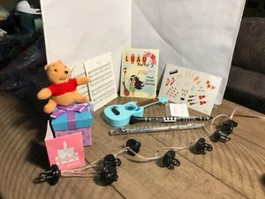 Our Generation Lot 13 Music Party light gift guitar flute clarinet accessories + - Bild 1 von 3