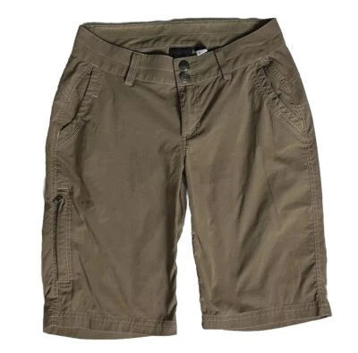 Marmot Kodachrome Women's Hiking Walking Shorts Brown Nylon Size 0 - Image 1 of 4