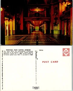 Interieur, State Capitol, Helena, Montana Vintage Chrome PC - Bild 1 von 1